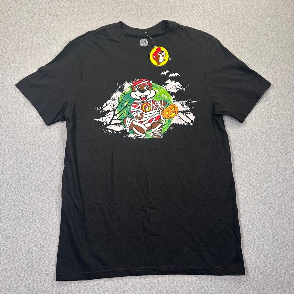 Buc-ees Halloween 2025 T-Shirt Adult M Black "Put A Spell On Me" Graphic Tee NEW - Picture 2 of 7
